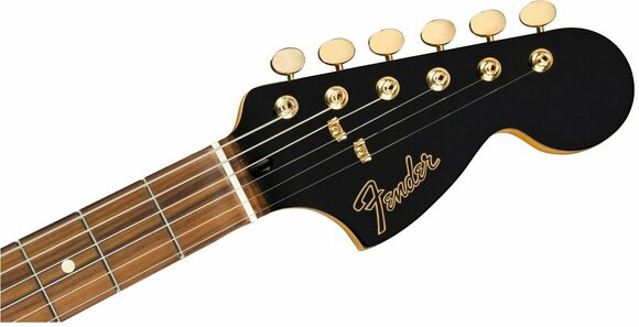 Elektrisk guitar Fender Mahogany Blacktop Stratocaster PF Black Gold - 5