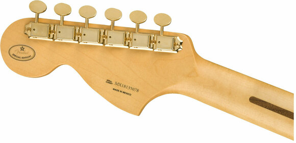 Elektrická gitara Fender Mahogany Blacktop Stratocaster PF Black Gold - 6
