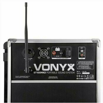 System PA zasilany bateryjnie Vonyx ST100 MK2 System PA zasilany bateryjnie - 6