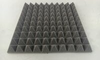 Mega Acoustic PA-PMP5-DG-50x50x5 Dark Grey Absorbent foam panel