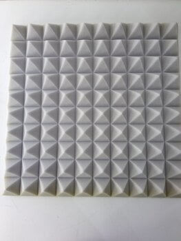 Absorbent Schaumstoffplatte Mega Acoustic PA-PMP5-LG-50x50x5 Light Grey Absorbent Schaumstoffplatte (Beschädigt) - 2