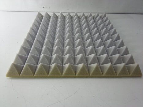 Absorbent Schaumstoffplatte Mega Acoustic PA-PMP5-LG-50x50x5 Light Grey Absorbent Schaumstoffplatte (Beschädigt) - 3