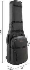 Torba za električnu gitaru D'Addario PW-BLEGC-01 Torba za električnu gitaru Black - 1
