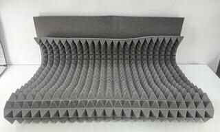 Apsorpcijska ploča od pene Mega Acoustic PA-PMP5 115x195x5 Dark Gray Apsorpcijska ploča od pene (Oštećeno) - 1