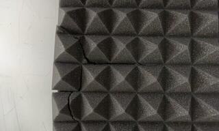 Apsorpcijska ploča od pene Mega Acoustic PA-PMP5 115x195x5 Dark Gray Apsorpcijska ploča od pene (Oštećeno) - 2