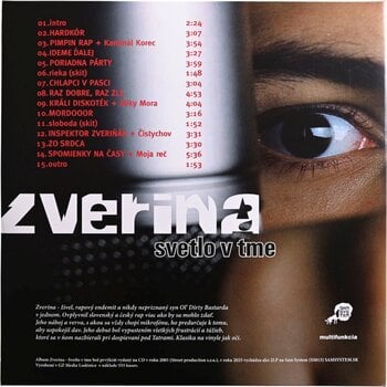 Disc de vinil Zverina - Svetlo v tme (20th Anniversary/Limited Edition) (Red Coloured) (2 LP) - 4