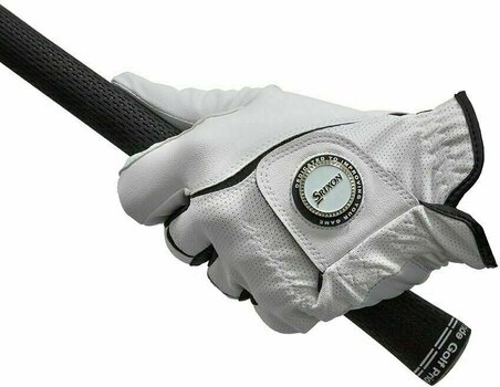 Gloves Srixon Ballmarker All Weather Mens Golf Glove White LH M - 2