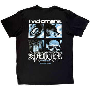Tričko Bad Omens Specter Collage (Back Print) Black 2XL Tričko - 2