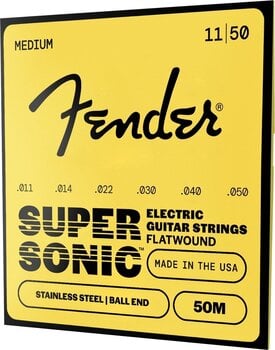 E-guitar strings Fender Stainless Flatwounds 50XL Ball End Set E-guitar strings (Like new) - 3