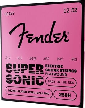 E-guitar strings Fender 50 L Stainless Steel Flatwound Ball End Set E-guitar strings - 3