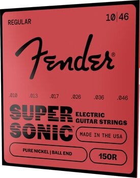 Elektroninės gitaros stygos Fender Original Pure Nickel 150R Guitar Strings 010-046 - 3