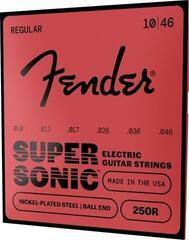 E-ģitāras stīgas Fender Super 250 Guitar Strings 10-46 - 2
