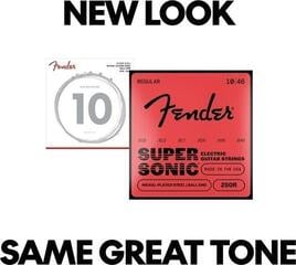 E-ģitāras stīgas Fender Super 250 Guitar Strings 10-46 - 3