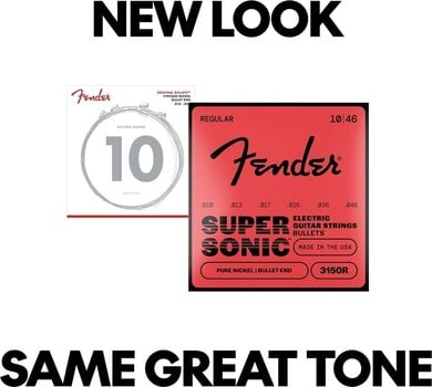 E-ģitāras stīgas Fender Original Bullet Guitar Strings 10-46 - 4