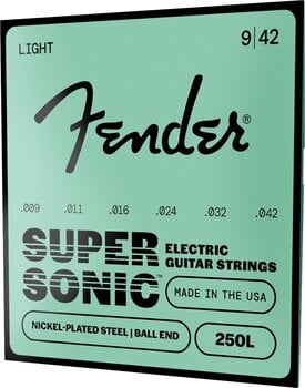 Struny pre elektrickú gitaru Fender Super Nickel Plated Steel 250L Struny pre elektrickú gitaru - 3
