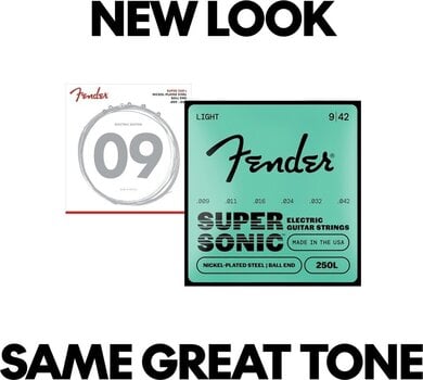 Struny pre elektrickú gitaru Fender Super Nickel Plated Steel 250L Struny pre elektrickú gitaru - 4