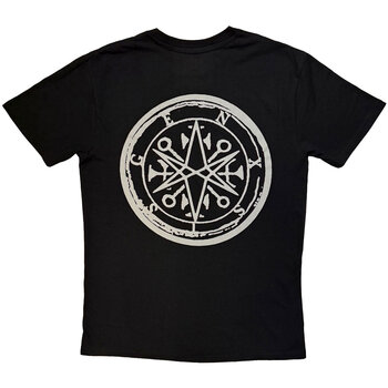 Camiseta de manga corta Bring Me The Horizon Metal Logo Genxsis (Back Print) Black L Camiseta de manga corta - 2