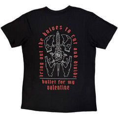 T-särk Bullet For My Valentine Bring Out The Knives (Back Print) - 1