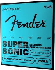 Struny pro elektrickou kytaru Fender Super Nickel Plated Steel 250LR Struny pro elektrickou kytaru - 2