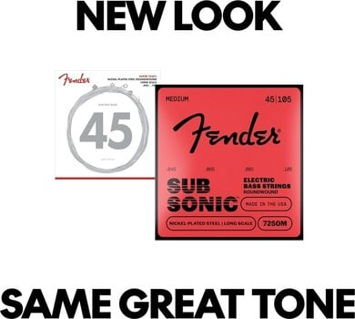 Saiten für E-Bass Fender Super 7250 Bass Strings 45-105 Saiten für E-Bass - 4