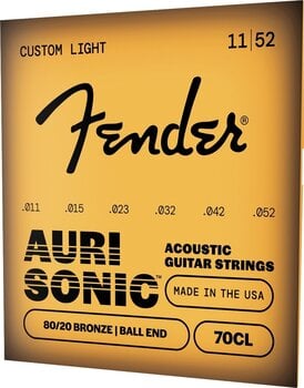Akusztikus gitárhúrok Fender 80/20 Bronze 70 CL 11-52 Akusztikus gitárhúrok - 3