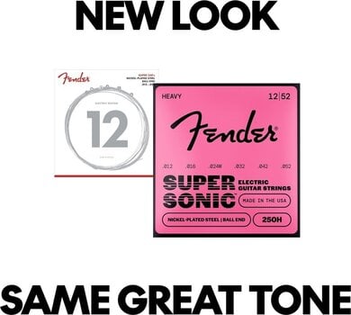 Saiten für E-Gitarre Fender 250H Nickel-Plated Steel Heavy 12-52 Saiten für E-Gitarre - 4