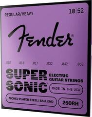 Struny pro elektrickou kytaru Fender Super 250   10-52 Struny pro elektrickou kytaru - 2