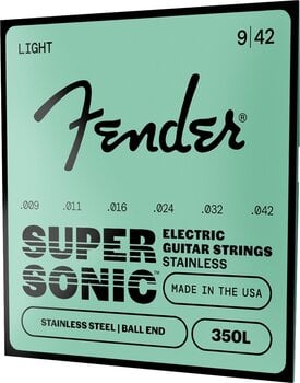 Saiten für E-Gitarre Fender Stainless 350´s .009-.042 Saiten für E-Gitarre - 3