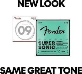Cordes pour guitares électriques Fender Stainless 350´s .009-.042 Cordes pour guitares électriques - 3