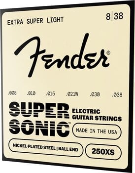 Snaren voor elektrische gitaar Fender Super 250's Extra Super Light Snaren voor elektrische gitaar - 3