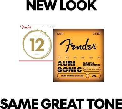 Struny pre akustickú gitaru Fender Bronze 12-52 Struny pre akustickú gitaru - 4