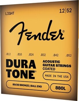 Struny pre akustickú gitaru Fender Dura Tone 880L 80/20 12-52 Struny pre akustickú gitaru - 3