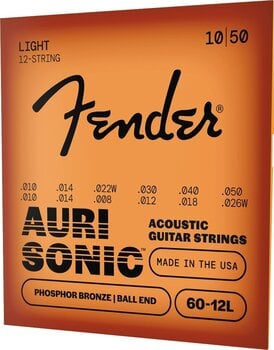 Struny pro akustickou kytaru Fender Phosphor Bronze Acoustic Guitar Strings - Light 60-12L Struny pro akustickou kytaru - 3