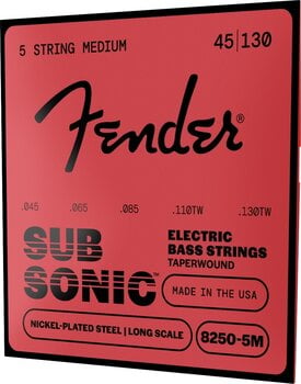 Струни за 5-струнна бас китара Fender 8250-5 Струни за 5-струнна бас китара (Като ново) - 3