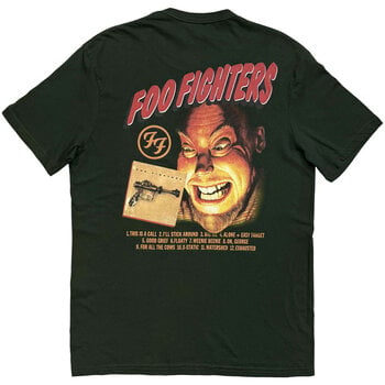 T-skjorte Foo Fighters Exhausted (Back Print) Green S T-skjorte - 2