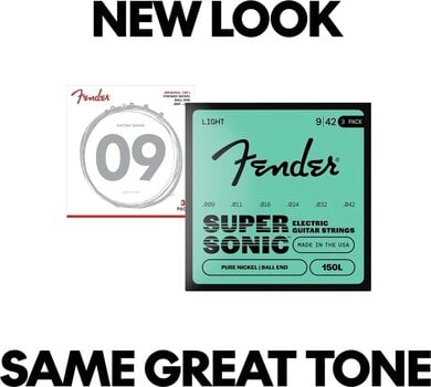 Struny pre elektrickú gitaru Fender 250L 9-42 3 pack Struny pre elektrickú gitaru - 4