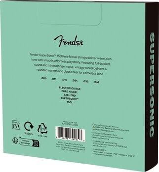 Corzi chitare electrice Fender 150L 9-42 3 Pack Corzi chitare electrice (Ca nou) - 2