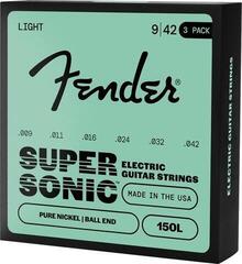 Cordas para guitarra elétrica Mi Fender 150L 9-42 3 Pack Cordas para guitarra elétrica Mi - 2