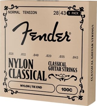 Cordes nylon Fender 100 Classical Nylon Tie End Cordes nylon (Comme neuf) - 3