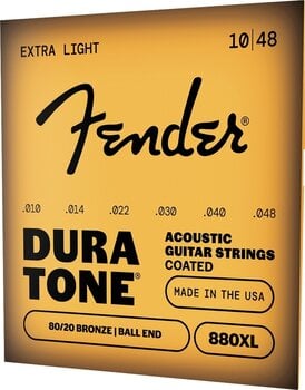 Struny pre akustickú gitaru Fender 880XL 80/20 Dura-Tone 10-48 Struny pre akustickú gitaru - 3