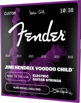 E-ģitāras stīgas Fender Hendrix Voodoo Child Ball End Nickel 10-38 - 3