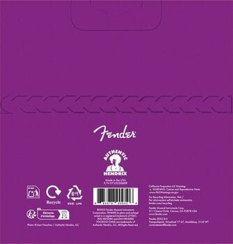 E-guitar strings Fender Hendrix Voodoo Child Bullet Nickel Plated Steel 10-38 E-guitar strings (Like new) - 2