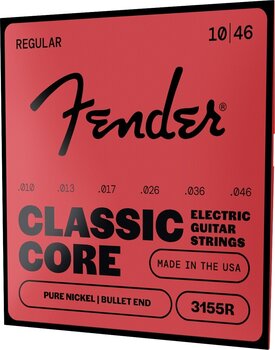 Snaren voor elektrische gitaar Fender Round Core Nickel 3155R 10-46 Bullet Snaren voor elektrische gitaar - 3