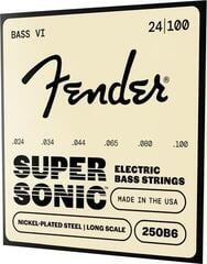 Basģitāras stīgas Fender Super 250 Bass VI Strings 24-100 - 2