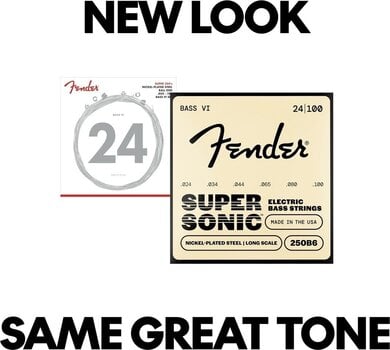 Basszusgitár húr Fender Super 250's 24-100 Basszusgitár húr (Mint új) - 4