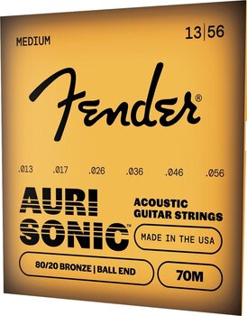 Saiten für Akustikgitarre Fender 80/20 Bronze 70M 13-56 Saiten für Akustikgitarre - 3