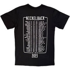 T-shirt Nickelback Get Rollin' Tour (Back Print) - 1