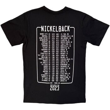 T-krekls Nickelback Get Rollin' Tour (Back Print) Black 2XL T-krekls - 2