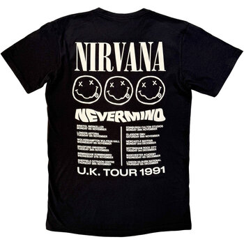 Košulja Nirvana Tour '91 (Back Print) Black XL Košulja - 2