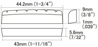 String Nut Hosco HSB-NM1 White String Nut - 1